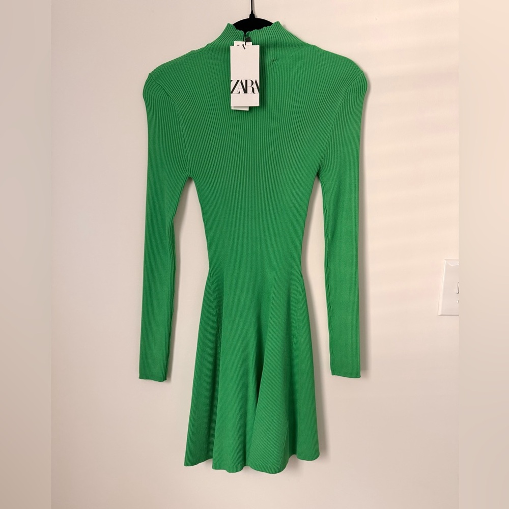 Zara Vibrant Green Dress